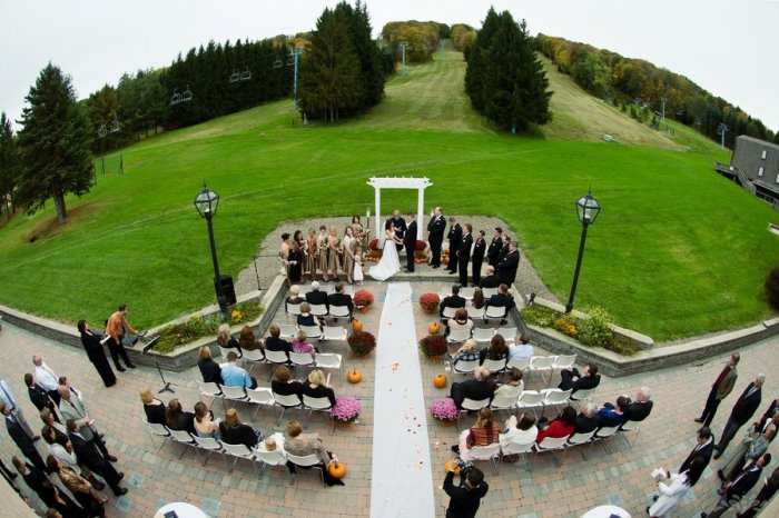 Фотосъемка свадьбы с высоты