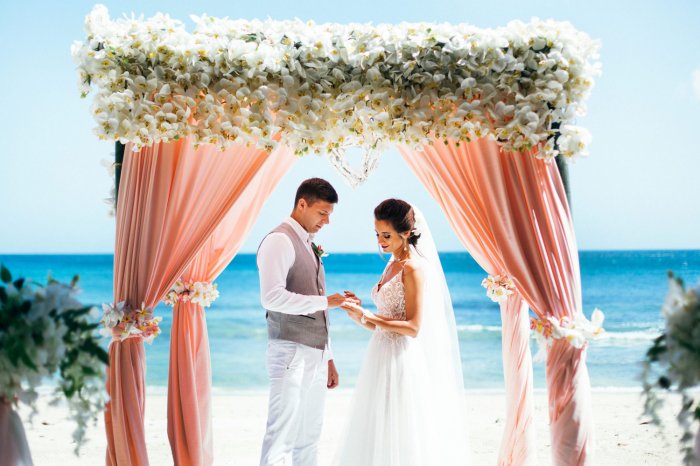 Свадьба на берегу Сейшел