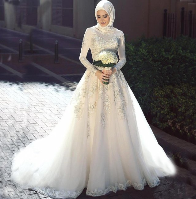 Cтиль свадебного платья арабской невесты