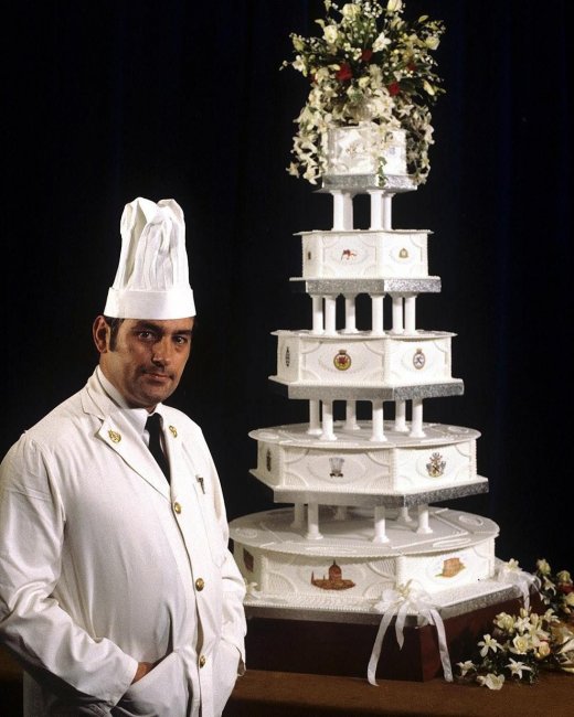Свадебный торт принца Чарльза и Принцессы Дианы