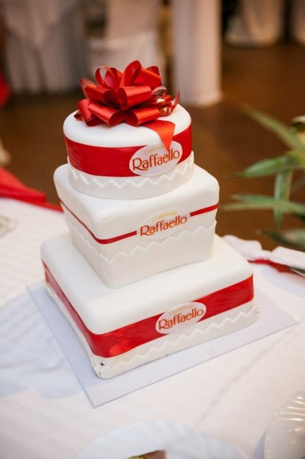 Свадебный торт в стиле Рафаэлло