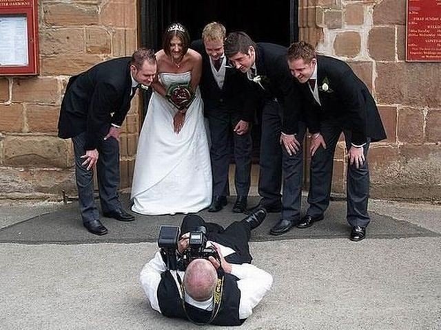 Свадебный фотограф в работе