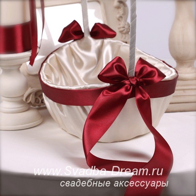 Свадебная корзинки своими руками